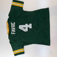 Vintage Puma Brett Favre #4 Green Bay Packers Jersey Signed Size M NFL American Football