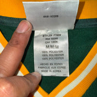 Vintage Puma Brett Favre #4 Green Bay Packers Jersey Signed Size M NFL American Football