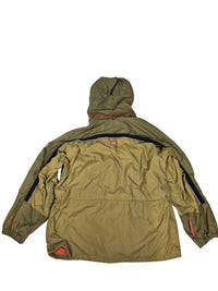 Ecko Unltd Hooded Technical Parka Olive Khaki Streetwear Size L