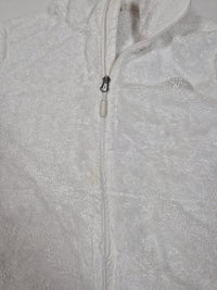 The North Face Osito Fleece Jacket White Full Zip Plush Womens Size M