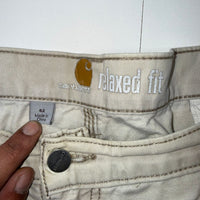 Carhartt Relaxed Fit Cargo Shorts – Beige/Cream – Size 42