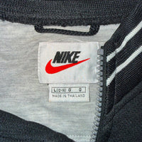 Vintage Nike Bomber Jacket Black Yellow Zip Up Track Jacket Y2K 90s Size L