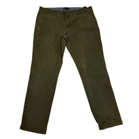 Tommy Hilfiger Straight Leg Chino Trousers Olive Green Size 12 W34