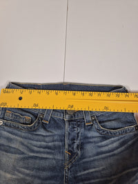 True Religion Rocco Relaxed Skinny Jeans Medium Wash Denim Size W28