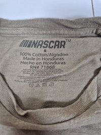 NASCAR Daytona 500 Racing Graphic T-Shirt Khaki Stock Car Size S