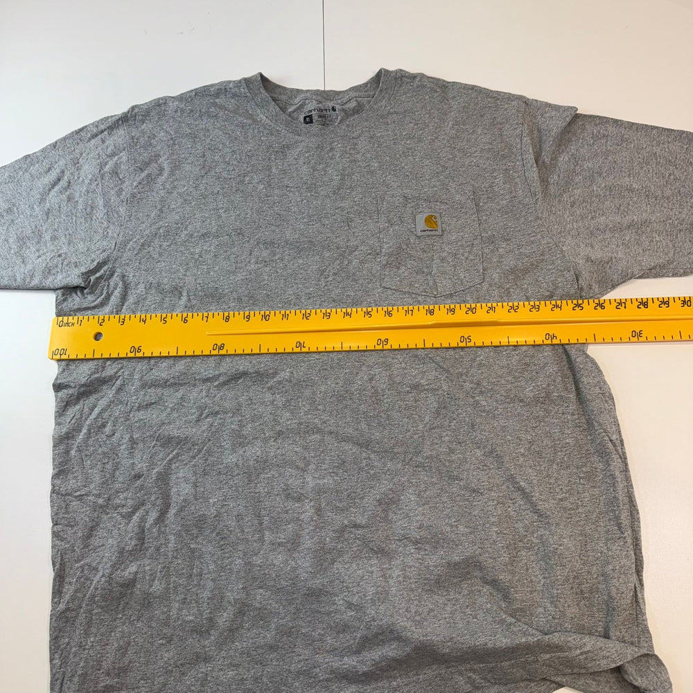 Carhartt Pocket T Shirt Grey Loose Fit XL Workwear