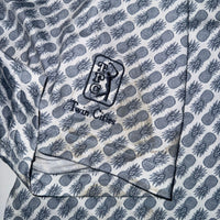 Puma Golf Polo Shirt Pineapple Print Navy Collar Size XXL 3XL
