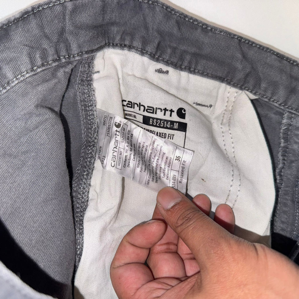 Carhartt Relaxed Fit Work Shorts – Grey – W36