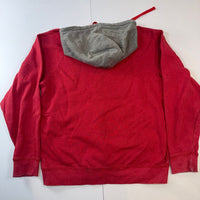 Detroit Red Wings NHL Hoodie Red & Grey Pullover Hooded Sweatshirt Size L
