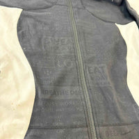 Lululemon Cropped Zip-Up Track Jacket with Motivational Print (Size 10)