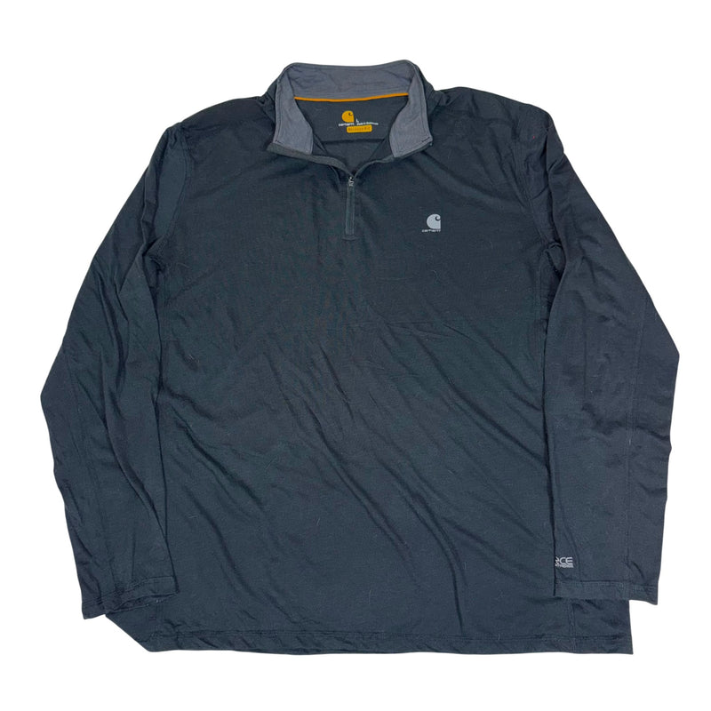 Carhartt Force Extremes Quarter Zip Performance Pullover Black Size L