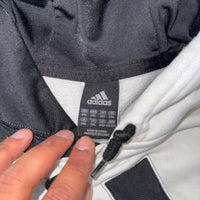Adidas White Big Logo Pullover Hoodie, Men's 2XL