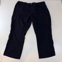 Carhartt Cargo Capri Trousers Navy Blue Utility Workwear Cropped Pants W34 W36