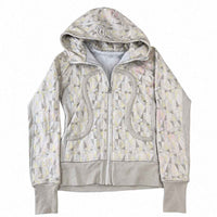 Lululemon Scuba Full-Zip Hoodie — Pastel Geometric Print Size UK 8-10