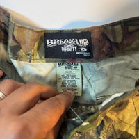 Mossy Oak Break-Up Infinity Camo Cargo Trousers Elastic Waist Size XXL