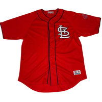 St. Louis Cardinals MLB Baseball Jersey Red Embroidered Size M