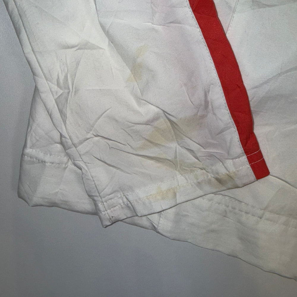 Nike White Red Black Windbreaker Jacket Size M Vintage Y2K