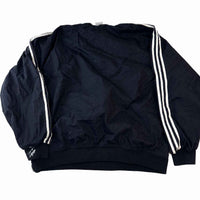 Vintage Adidas 3-Stripe Windbreaker Pullover Sweatshirt Size L