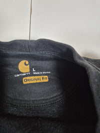 Carhartt Pocket Crewneck Sweatshirt Faded Black Original Fit Size L