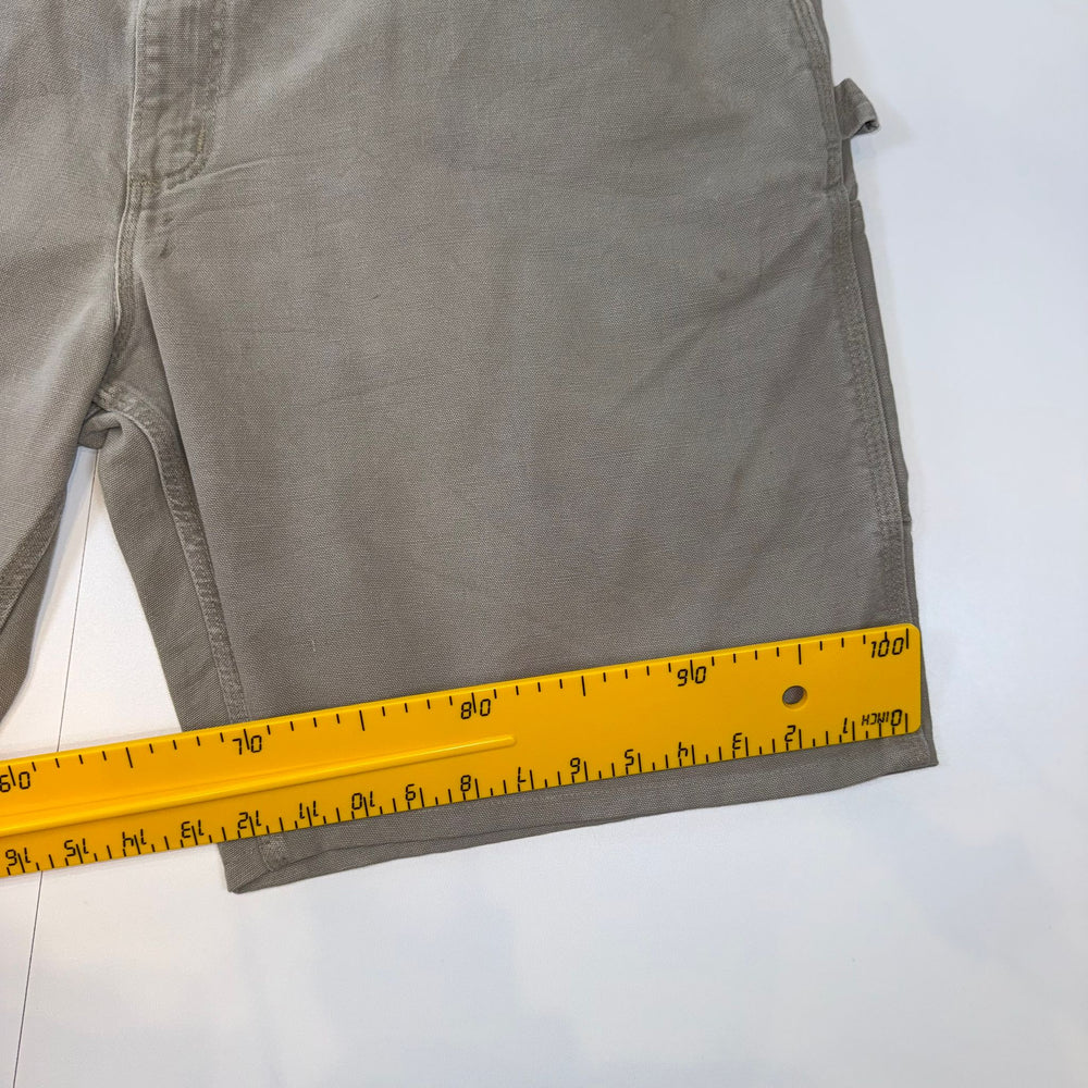 Carhartt Dungaree Work Shorts – Beige/Grey – W44 – Made in USA