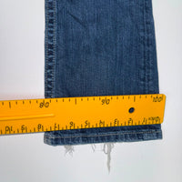 Miss Me Embellished Bootcut Jeans Blue Crystal Pockets Distressed 29