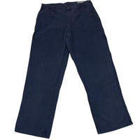 Carhartt Dungaree Fit Carpenter Trousers Navy Blue Size 34