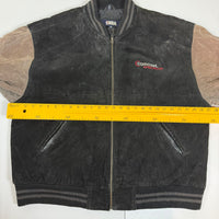 NBA Genuine Leather Varsity Jacket Comcast Spectacor Philly Patches Size XL
