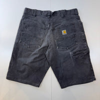 Carhartt Relaxed Fit Work Shorts Grey W32 Utility Carpenter Cargo Shorts