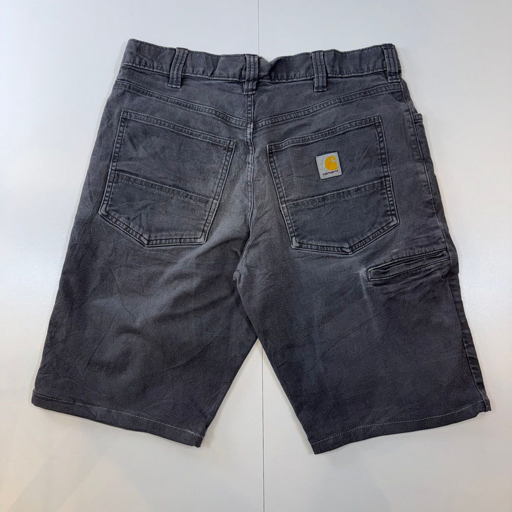 Carhartt Relaxed Fit Work Shorts Grey W32 Utility Carpenter Cargo Shorts