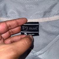 PJ Mark New York Baseball Jersey Grey Mesh XL Y2K Streetwear