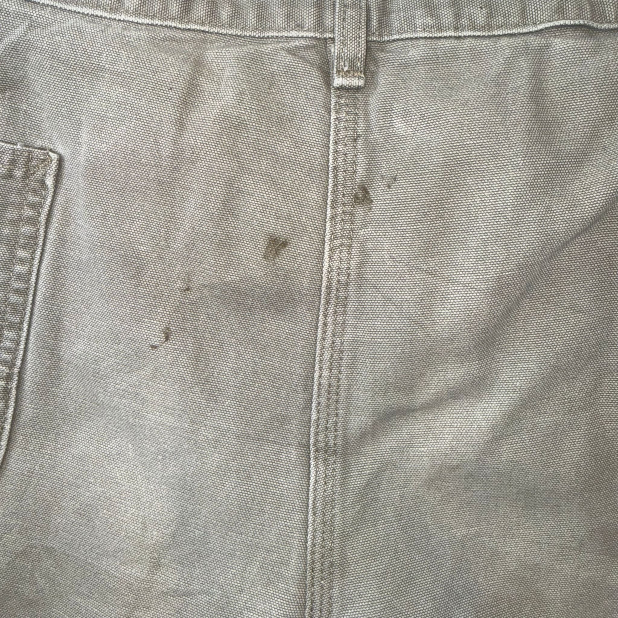Carhartt Dungaree Work Shorts – Beige/Grey – W44 – Made in USA