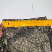 Mossy Oak Camo Hunting Trousers Break-Up Country Cotton Cargo Size 32