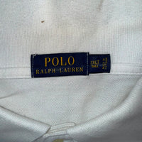 Vintage Polo Ralph Lauren Long Sleeve Polo Shirt – White – Size 3XLT (3XL Tall)