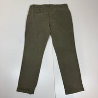 Tommy Hilfiger Straight Leg Chino Trousers Olive Green Size 12 W34