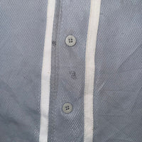 PJ Mark New York Baseball Jersey Grey Mesh XL Y2K Streetwear