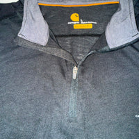 Carhartt Force Extremes Quarter Zip Performance Pullover Black Size L
