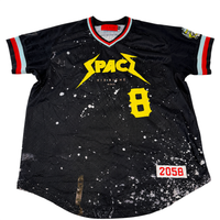 Vie+Riche Paris “SPACE” #8 Mesh Jersey XXL Black Streetwear Oversized Y2K Graphic Shirt