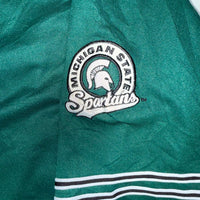 Colosseum Michigan State Spartans Baseball Jersey Green Button Front Size M