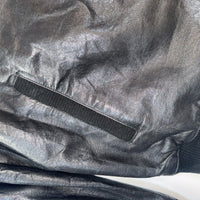 Levi’s Black Leather Bomber Jacket XL Genuine Leather Zip MA-1 Style