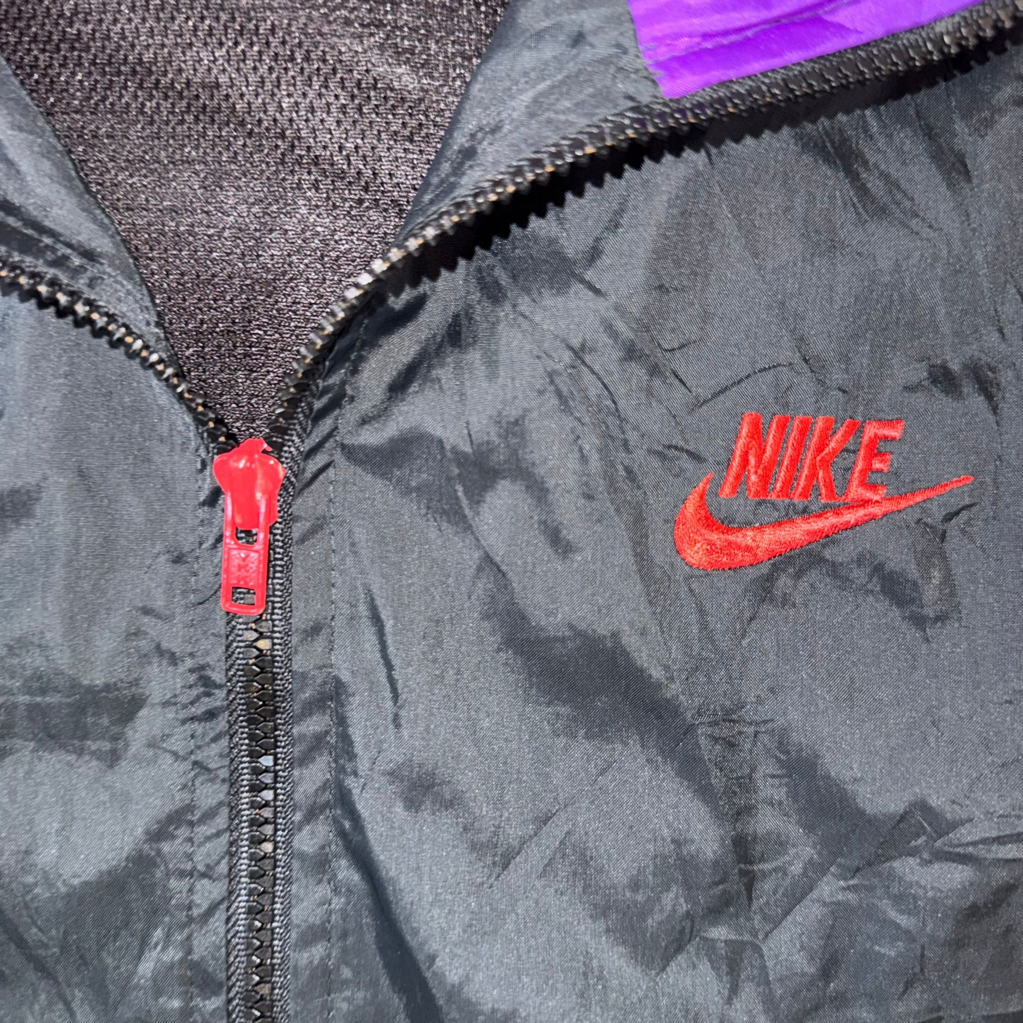 Vintage 90s Nike Colour Block Windbreaker Jacket
