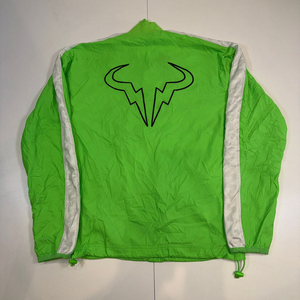 Nike x Rafael Nadal Neon Green Tennis Windbreaker Jacket XS
