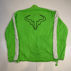 Nike x Rafael Nadal Neon Green Tennis Windbreaker Jacket XS