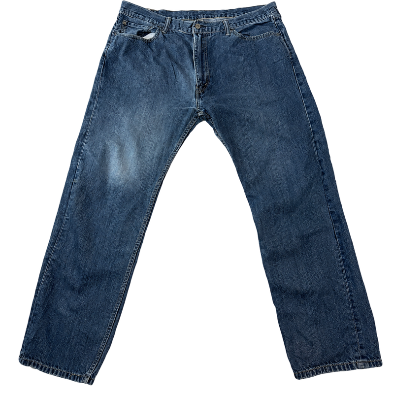 Levi’s 505 Regular Fit Jeans W40 L32 Blue Denim Straight Leg Classic Vintage