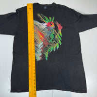 The Mountain Native American Chief Graphic Long Sleeve T-Shirt Black Size XL
