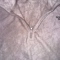 The North Face Quarter Zip Fleece Pullover Taupe Womens Size M