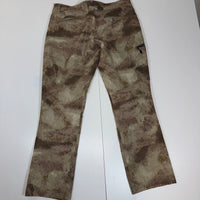Browning Speed Camo Hunting Trousers Tan Softshell Stretch Size 36 Mens