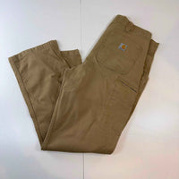 Carhartt Rugged Flex Relaxed Fit Carpenter Trousers – Khaki – Size 35x32