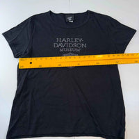 Harley-Davidson Museum Rhinestone Logo T-Shirt, Women's XXXL