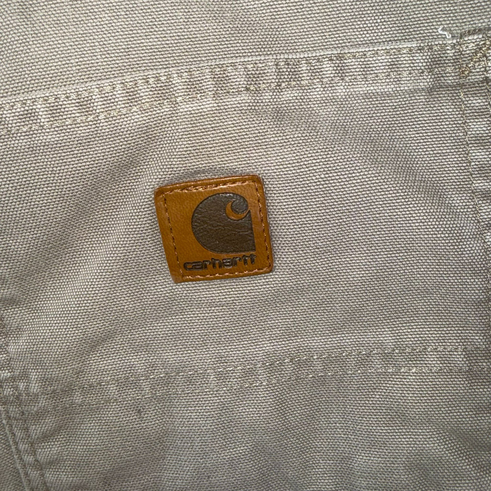 Carhartt Dungaree Work Shorts – Beige/Grey – W44 – Made in USA