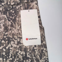 Lululemon Invigorate HR Tight 25 Leggings Grey Print Size 8
